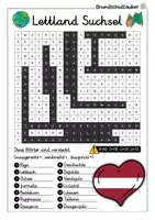 Vorschau - Spiele - Lettland Suchsel - Buchstabengitter - Seite 2