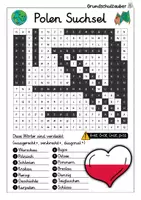 Vorschau - Arbeitsblätter - Polen Suchsel - Buchstabengitter - Seite 2