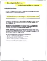 Vorschau - Arbeitsblätter - Eine Debatte führen - Homeschooling - Seite 1