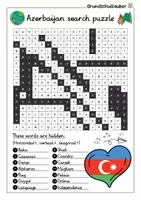 Vorschau - Spiele - Azerbaijan Search puzzle - letter grid (English) - Seite 2