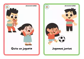 Vista previa - Tarjetas / Manipulativos - EL CONFLICTONADOR (resolución de conflictos en el aula) - página 3