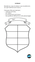 Aperçu - Feuilles d'exercices - Blason - Page de couverture