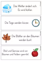 Vorschau - Arbeitsblätter - Herbst - Laufdiktat / Schleichdiktat / Schreibspaziergang - Seite 1