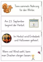 Vorschau - Arbeitsblätter - Herbst - Laufdiktat / Schleichdiktat / Schreibspaziergang - Seite 2