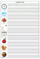 Vorschau - Arbeitsblätter - Herbst - Laufdiktat / Schleichdiktat / Schreibspaziergang - Seite 3