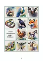 Vorschau - Spiele - Englisch Merk es dir - GANZ VIELE TIERE - Seite 3