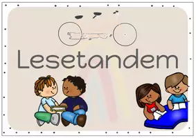 Vorschau - Präsentationen/Tafelbilder - Lesetandem Ablauf Checkliste lesen Schilder Lesetraining - Seite 1