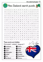 Vorschau - Spiele - New Zealand Search puzzle - Letter grid (English) - Seite 1