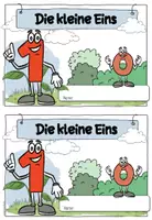 Vorschau - Arbeitsblätter - Die kleine Eins | Ziffernschreibkurs zum Buch - Seite 1