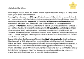 Vorschau - Unterrichtsreihen - Tausend und ein Tier - Ein Zeichenspiel - Seite 2