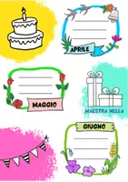 anteprima - Materiale per pittura e bricolage - il cartellone dei compleanni - Pagina 3