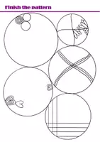 Vorschau - Arbeitsblätter - Early Finisher exercises "Finish the pattern & boardgame" - Seite 2