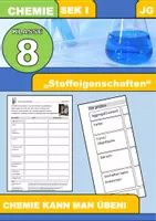 Vorschau - Arbeitsblätter - Stoffe und ihre Eigenschaften - Deckblatt