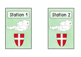 Vorschau - Stationenlernen - Wien - Stationenschilder (Station 1-20) - Seite 1