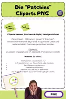 Vorschau - Präsentationen/Tafelbilder - Die "Patchies" - Cliparts Herzen im Patchwork - Style | kommerzielle Nutzung - Seite 2