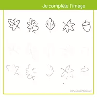 Aperçu - Apprentissages en autonomie - Habiletés perceptives et motrices : Je complète mes images - Page 3