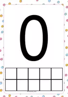 Προεπισκόπηση - Flashcards - αριθμοί 0-10 για διακόσμηση και εμπέδωση με πλαστελίνη - Εξώφυλλο