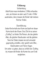 Vorschau - Spiele - Sprechmemory® - Finde deinen Zwilling - Tiere, Geschwister und Alter - Seite 1