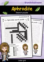 Vorschau - Arbeitsblätter - 12 Greek gods - Search puzzle letter grid material package - Seite 1