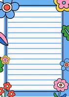 Vorschau - Arbeitsblätter - Schmuckblätter | Lineaturen | Sprache | Grundschule | Retro-Design I kommerzielle Nutzung - Seite 3
