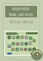 Vorschau - Spiele - Brettspiel zum Thema links und rechts Fahrzeuge - Deckblatt