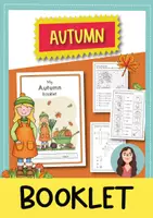 Vista previa - Hojas de trabajo - Fichas de Otoño en Inglés – Autumn Booklet para 4º y 5º de Primaria - Portada