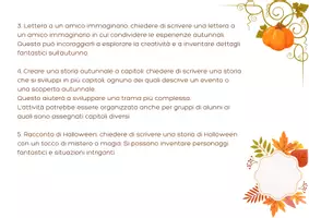 anteprima - Programmi scolastici / Materiali per docenti - Percorso di scrittura. I dadi delle storie d'autunno - Pagina 2