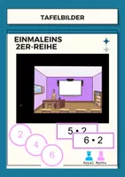 Vorschau - Präsentationen/Tafelbilder - Tafelbilder-Einmaleins-2er-Reihe - Deckblatt