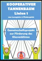 Vorschau - Mal- und Bastelvorlagen - Kooperativer Tannenbaum Linien 1 - Deckblatt