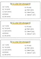 Vorschau - Arbeitsblätter - Größen umrechnen (Arbeitsblätter, Hefteintrag, Plakate) - Seite 2