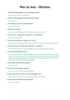 Vorschau - Arbeitsblätter - Was ist was - Mumien: Fragen zum Film - Seite 2