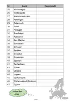 Vorschau - Arbeitsblätter - Europas Länder und Hauptstädte (Atlasarbeit) - Seite 2