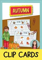 Vista previa - Juegos / Gamificación - Autumn clip cards (inglés) - Portada