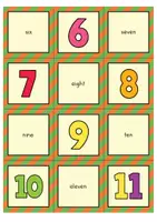 Vista previa - Juegos / Gamificación - Numbers - matching pairs game | Juego de Memory (inglés) - página 2