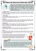 Vorschau - Unterrichtsreihen - Der formale und sprachliche Aufbau eines Gedichts / Stilmittel / Reime (Klasse 7 / 8 / 9) mit Lösung - Deckblatt