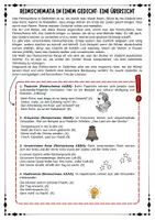 Vorschau - Unterrichtsreihen - Der formale und sprachliche Aufbau eines Gedichts / Stilmittel / Reime (Klasse 7 / 8 / 9) mit Lösung - Seite 1