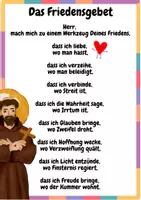 Vorschau - Stundenentwürfe - Materialpaket Franz von Assisi & Friedensgebet - Seite 1