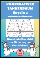 Vorschau - Mal- und Bastelvorlagen - Kooperativer Tannenbaum Kugeln 2 - Deckblatt