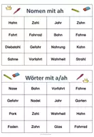 Vorschau - Spiele - Bingo: Rechtschreibung – Wörter mit Dehnungs-h - Seite 2