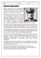 Vorschau - Arbeitsblätter - Lesetext mit Fragen zu Benito Mussolini (Zweiter Weltkrieg) - Seite 2