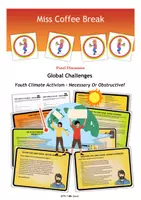 Vorschau - Merkblätter - Youth Climate Activism - Necessary or Obstructive? (Panel Discussion / Role Play / Talkshow / Q1 Q2) - Deckblatt