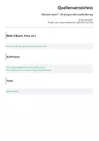 Vorschau - Arbeitsblätter - Warum Lesen?! - Einstieg in die Leseförderung - Seite 1