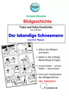 Vorschau - Unterrichtsreihen - Bildgeschichte 3: Vater und Sohn - Der lebendige Schneemann - Deckblatt