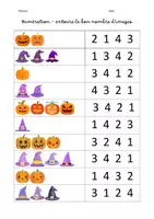 Aperçu - Feuilles d'exercices - Numération halloween - Page de couverture