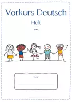 Vorschau - Mal- und Bastelvorlagen - Deckblatt DaZ - Seite 1