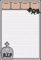 Vorschau - Arbeitsblätter - Roll a Story - Halloween, Creative Writing - English - Seite 2