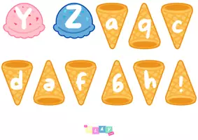Προεπισκόπηση - Παιχνίδια - Ice Cream Alphabet Matching Game | Παιχνιδι Matching - Σελίδα 3