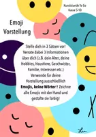 Vorschau - Arbeitsblätter - Emoji Vorstellung - Deckblatt