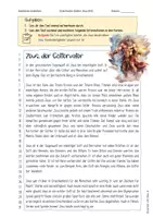 Vorschau - Arbeitsblätter - Lesetraining Sachtexte: Zeus - Seite 1