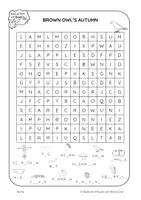 Aperçu - Feuilles d'exercices - Brown Owl's Autumn - Differentiated Word Searches - Page 3